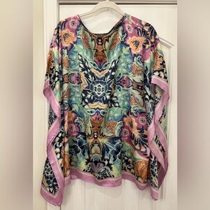 Chico’s Tunic Kaftan Scarf Topper S/M